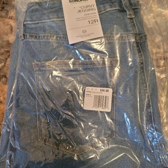 Women's Sonoma Goods For Life High-Waisted Super Skinny Jeans Jeggings NWT - Picture 3 of 7